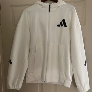 adidas White Performance Jacket
